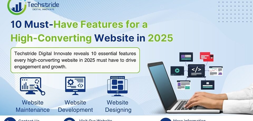 10 must-have features for a high-converting website in 2025