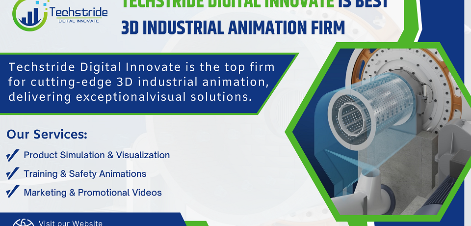 Techstride Digital Innovate is Best 3d Industrial Animation Firm