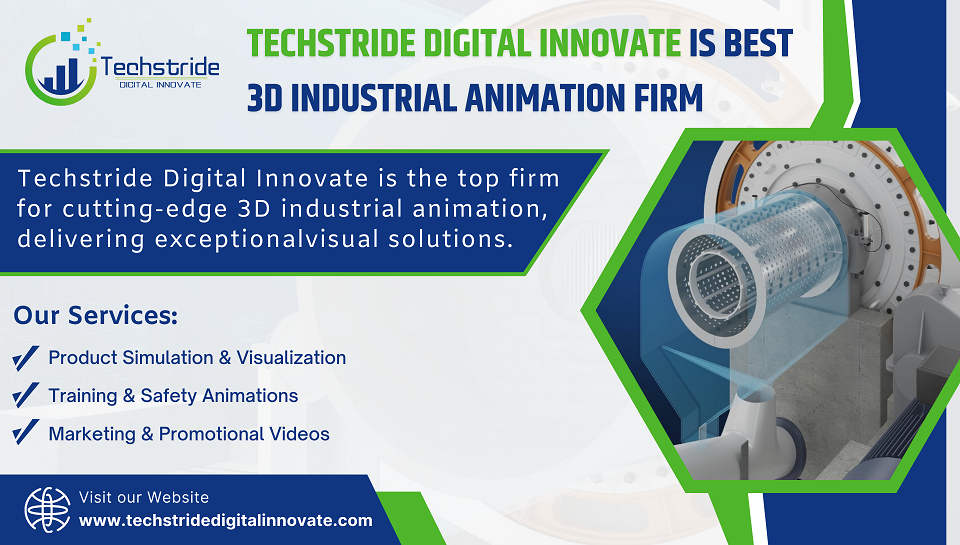 Techstride Digital Innovate is Best 3d Industrial Animation Firm