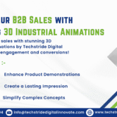 boost your b2b sales with stunning 3d industrial animation